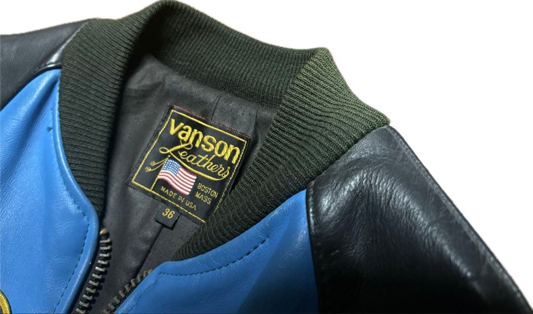 Vanson tjv 黒/青