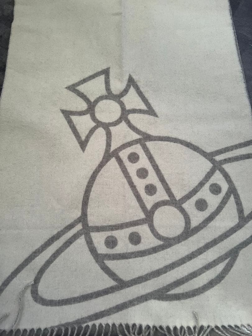 Vivienne Westwood ウールマフラー グレー