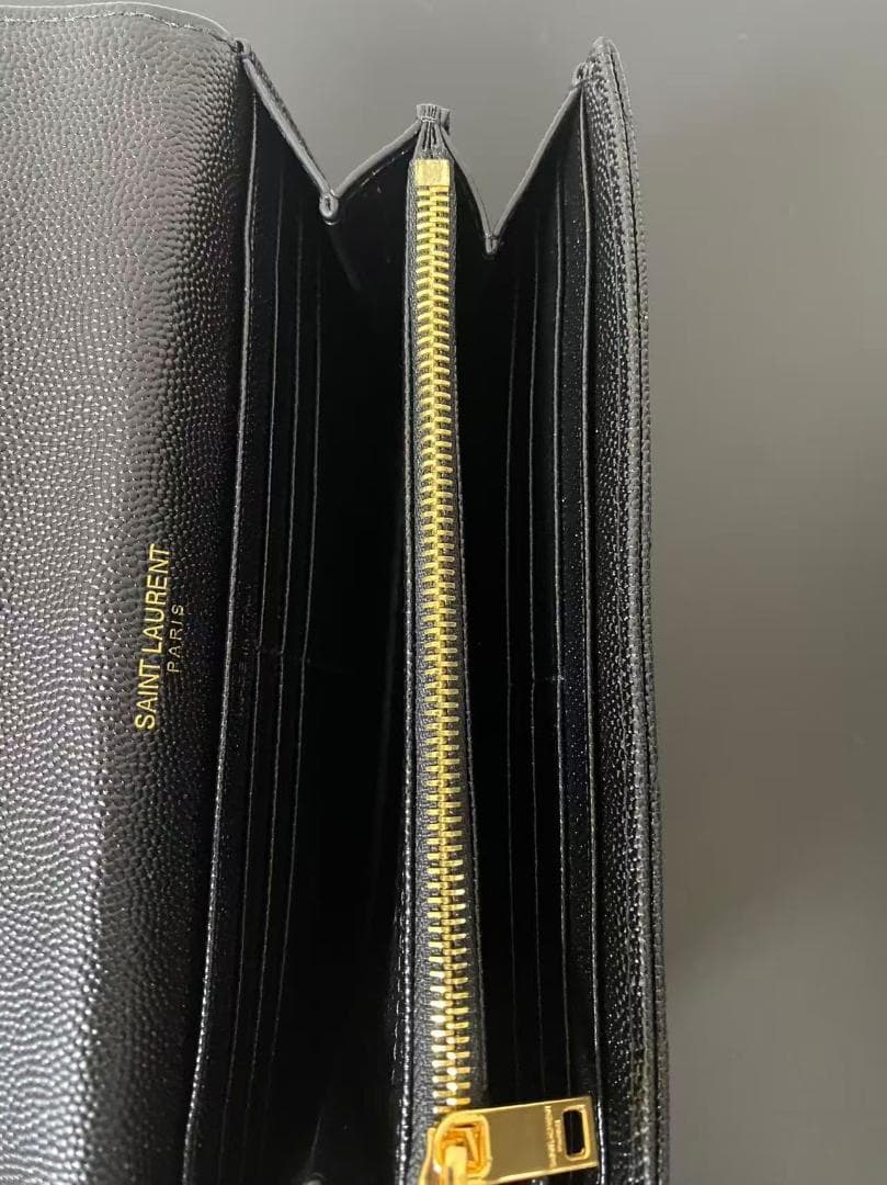 SAINT LAURENT カサンドラ チェーンウォレット ブラックuy