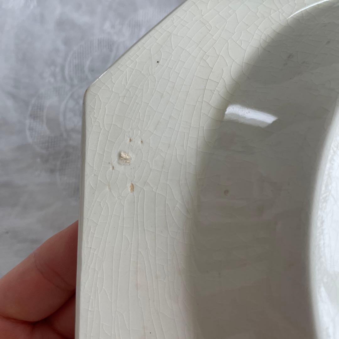 フランス アンティーク モントロー オクトゴナル深皿 B