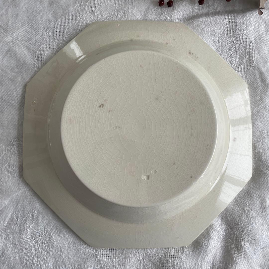 フランス アンティーク モントロー オクトゴナル深皿 B