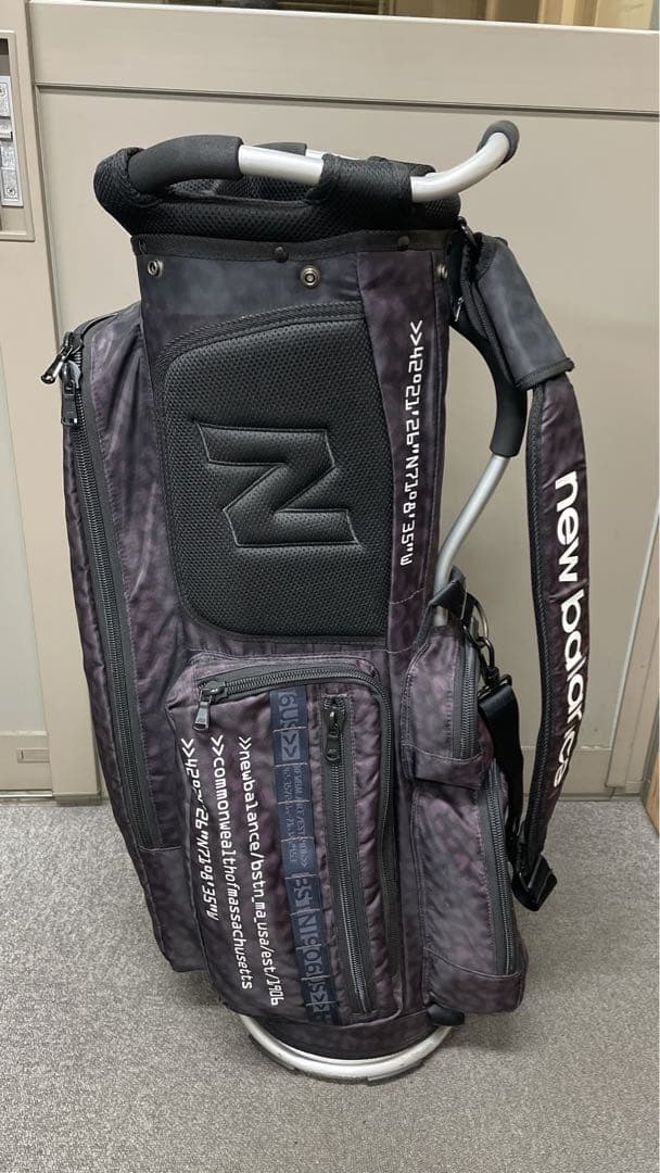 new balance キャディバッグ 黒/グレー