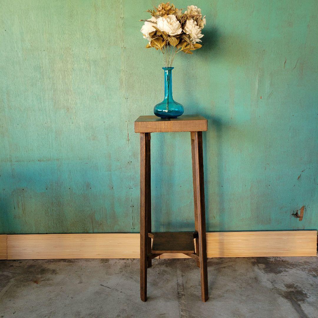 フランスアンティーク　花台　リペア品 店舗什器 ディスプレイ 古材 古木 木製