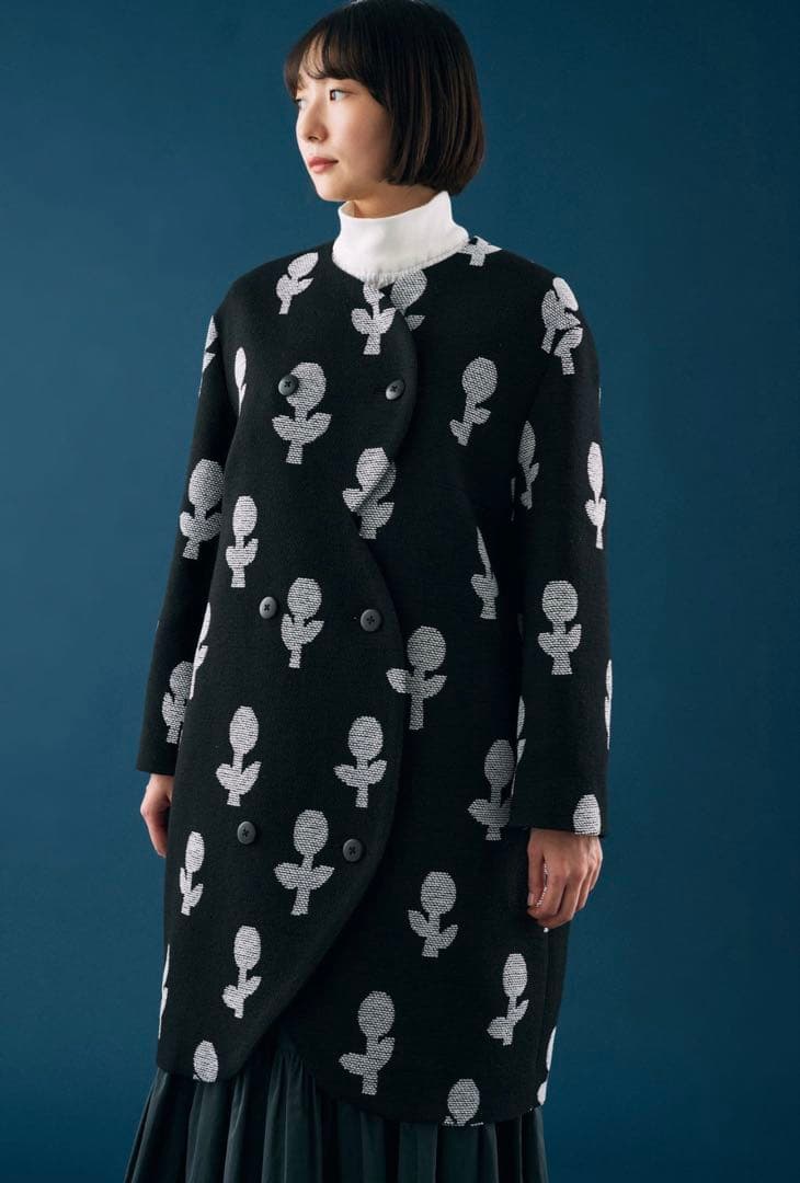 2/7までの出品　ミナペルホネン　 cookie コート定価以下お値下げ