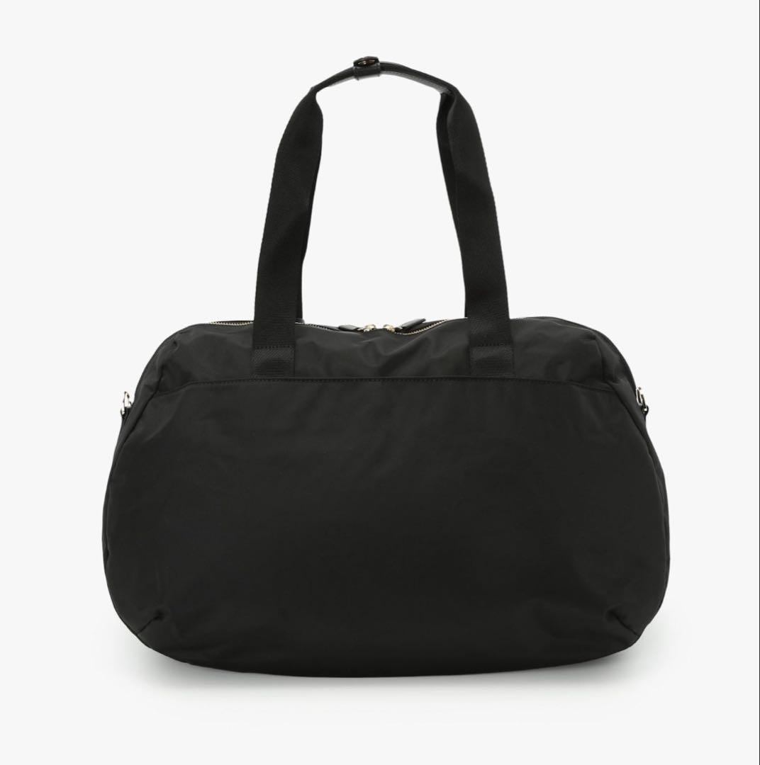 【新品】agnes.bブラックナイロンボストンバッグ