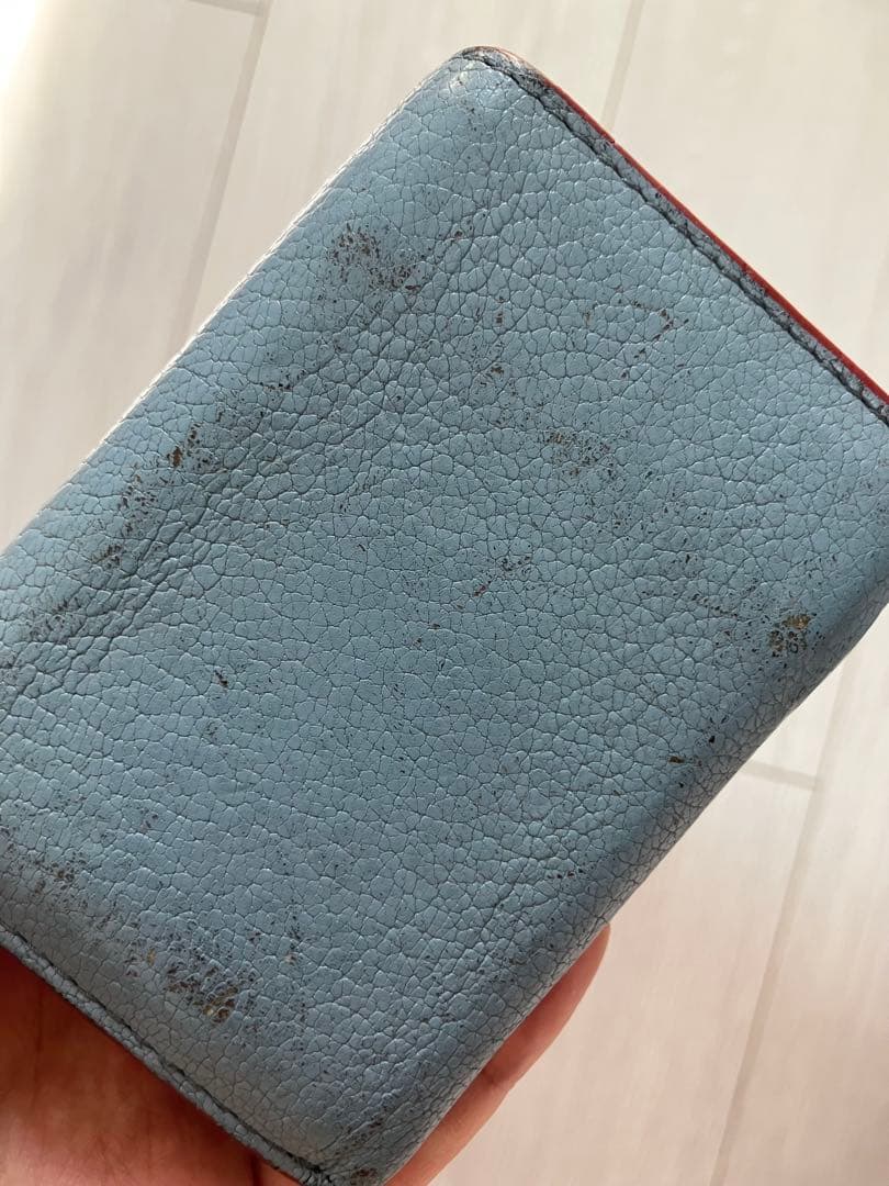 miumiu マドラスラブ ラブレター ハート三つ折り財布