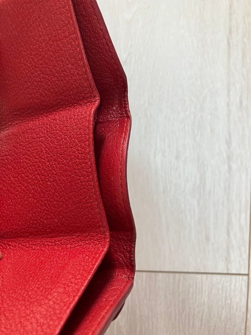 miumiu マドラスラブ ラブレター ハート三つ折り財布