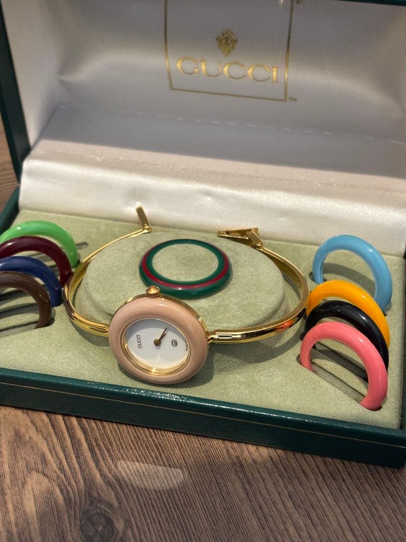 極美品✨GUCCI グッチ チェンジベゼル 腕時計 11/12.2 11色
