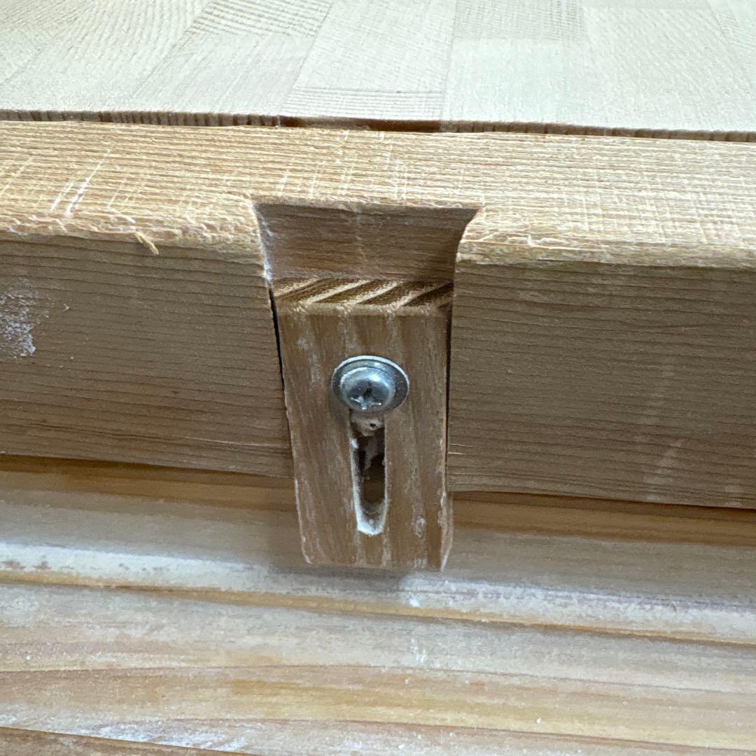 蕎麦打用寄木作りまな板　そば　寄せ木　まな板　木口