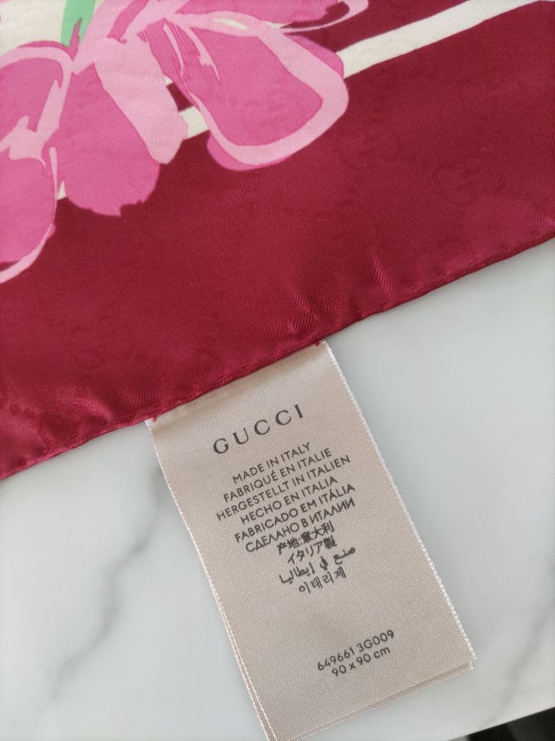 希少！新品未使用★GUCCI KEN SCOTT コラボ限定 大判スカーフ