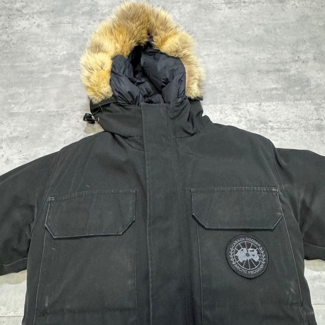 カナダグース EXPEDITION 黒ロゴ ダウンジャケット