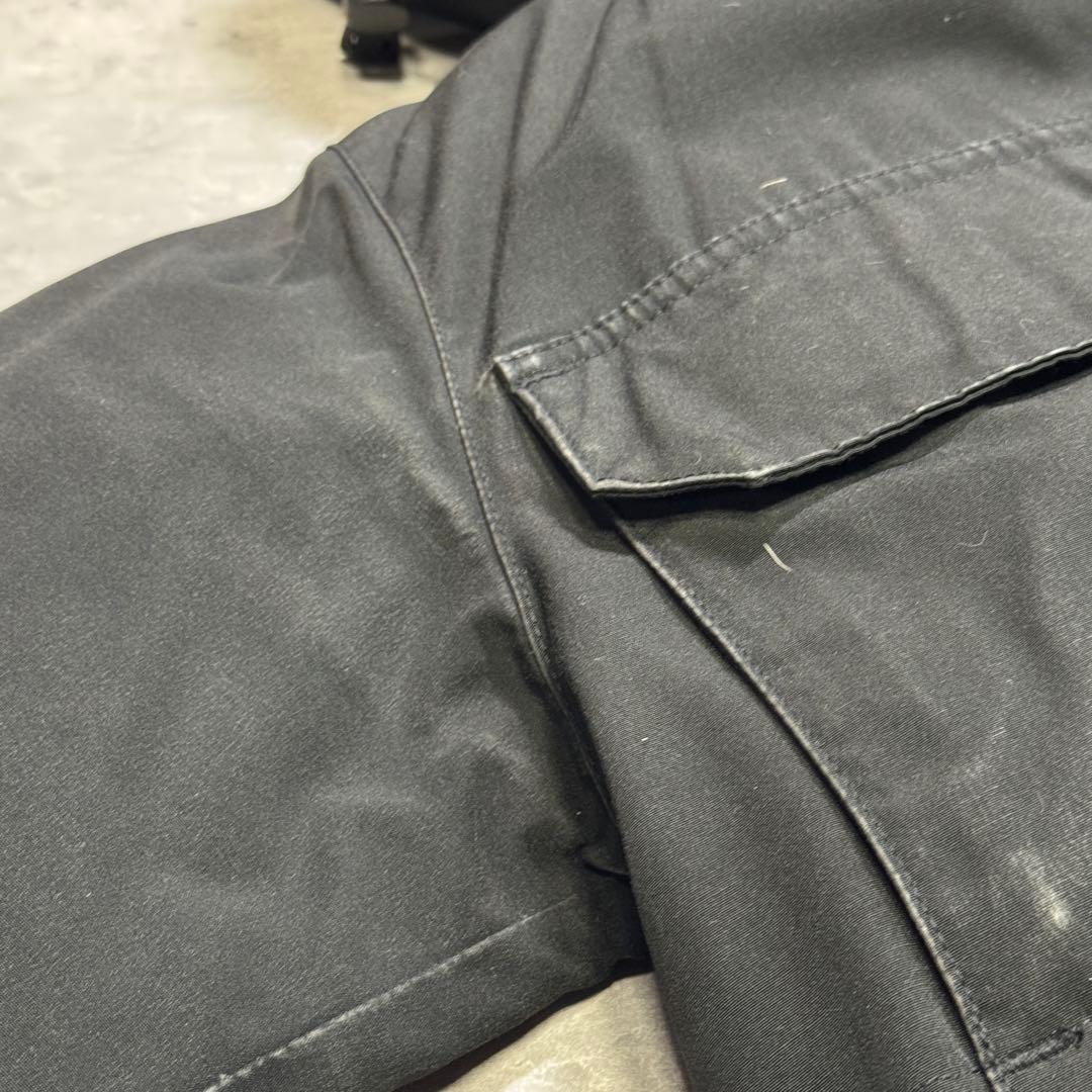 カナダグース EXPEDITION 黒ロゴ ダウンジャケット