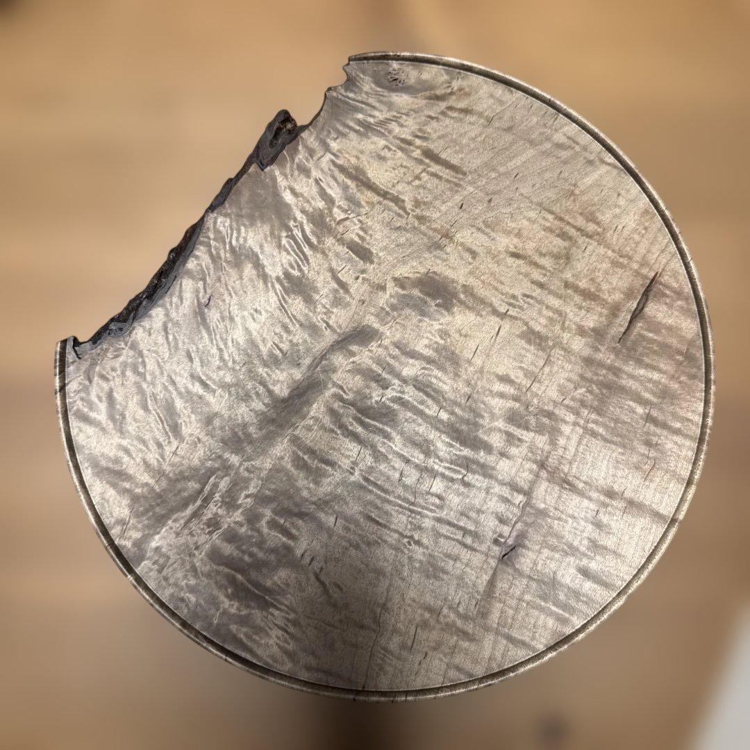 【希少】新品未使用 内田悠 盆 Φ260 鉄媒染