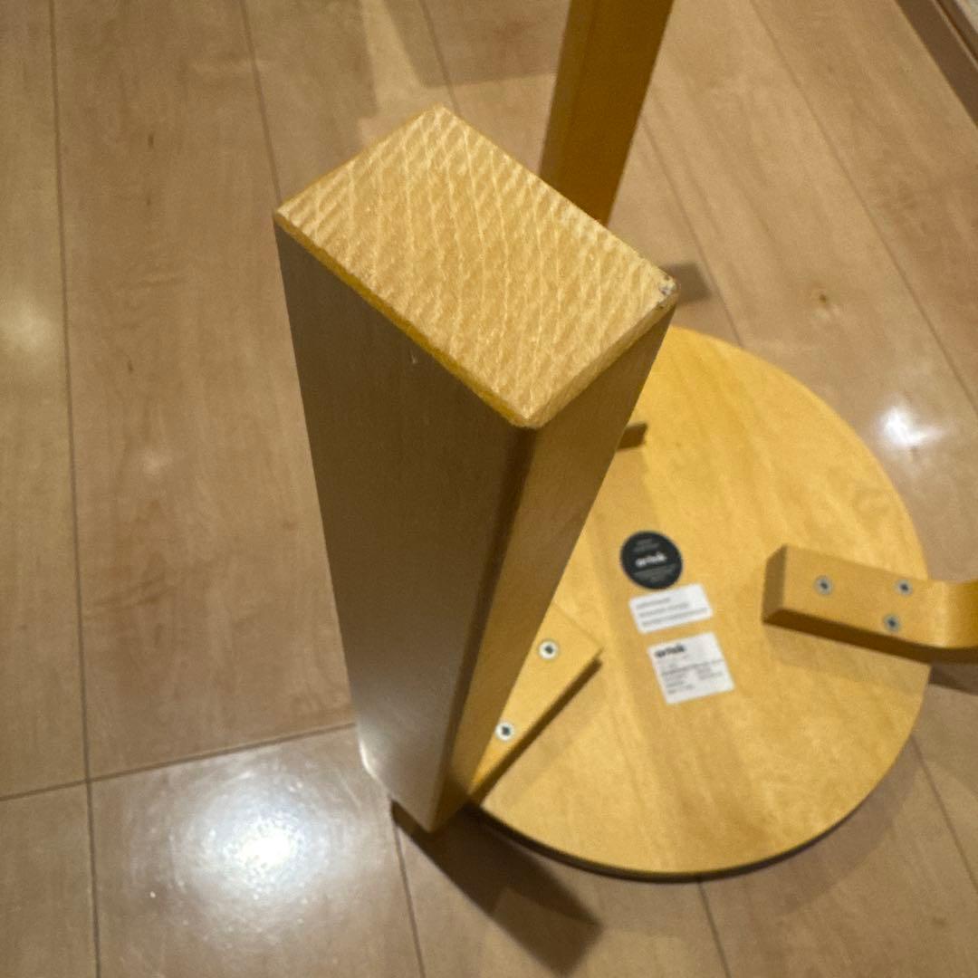 Artek stool 60 ハニーステイン仕上げ 3本脚