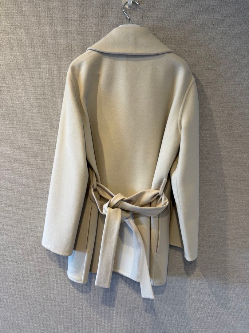 HERMES カシミアピーコート