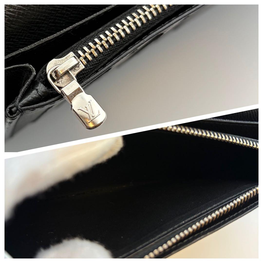 ルイヴィトン エピ ポルトフォイユ ブラザ ノワール 長財布 ブラック 美品