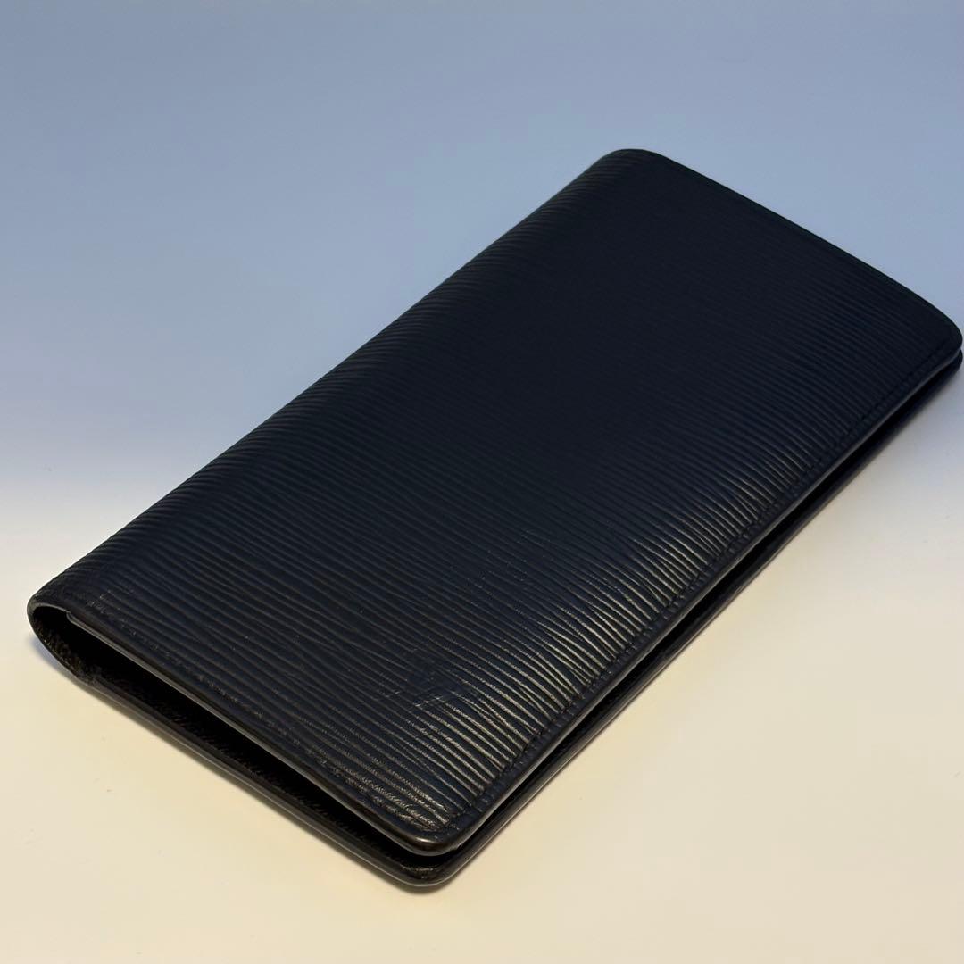 ルイヴィトン エピ ポルトフォイユ ブラザ ノワール 長財布 ブラック 美品