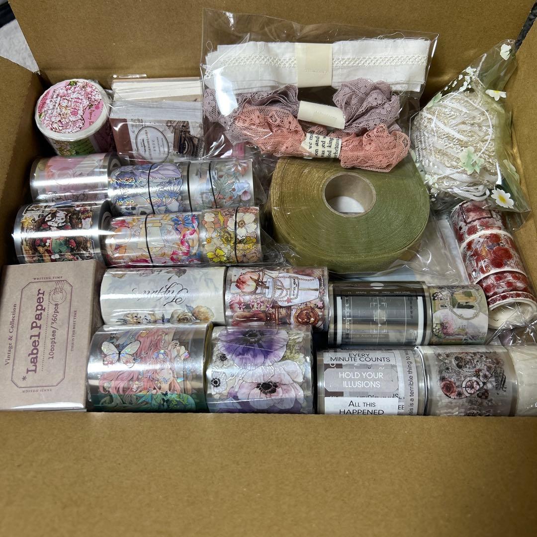 ✨️最終値下げ✨️コラージュ素材 海外マステ デザインペーパー まとめ売り ⑫