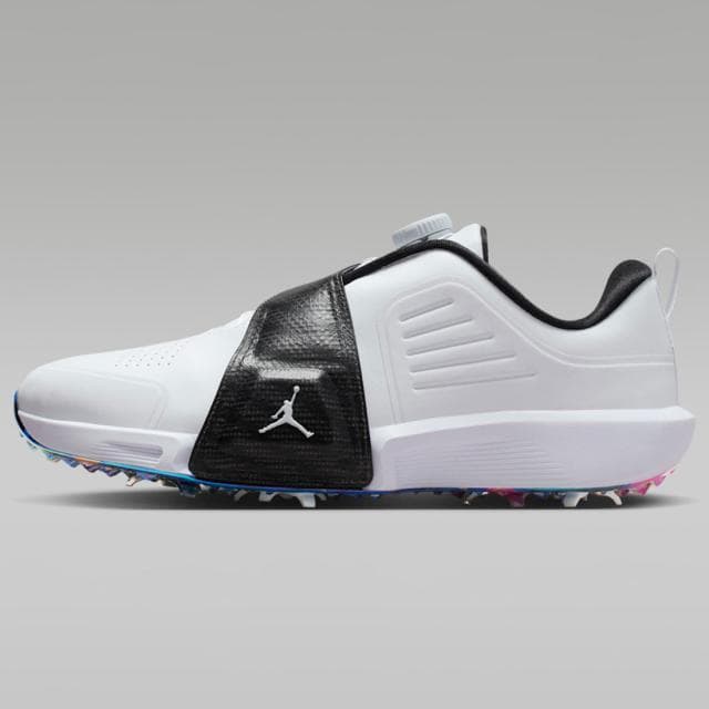 26.5cm ナイキゴルフ ジョーダン エア レブ 白 スパイク ゴルフシューズ