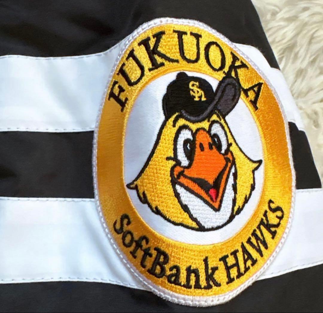 美品福岡ソフトバンクホークススタジャンマジェスティックサイズ Lジャンパー