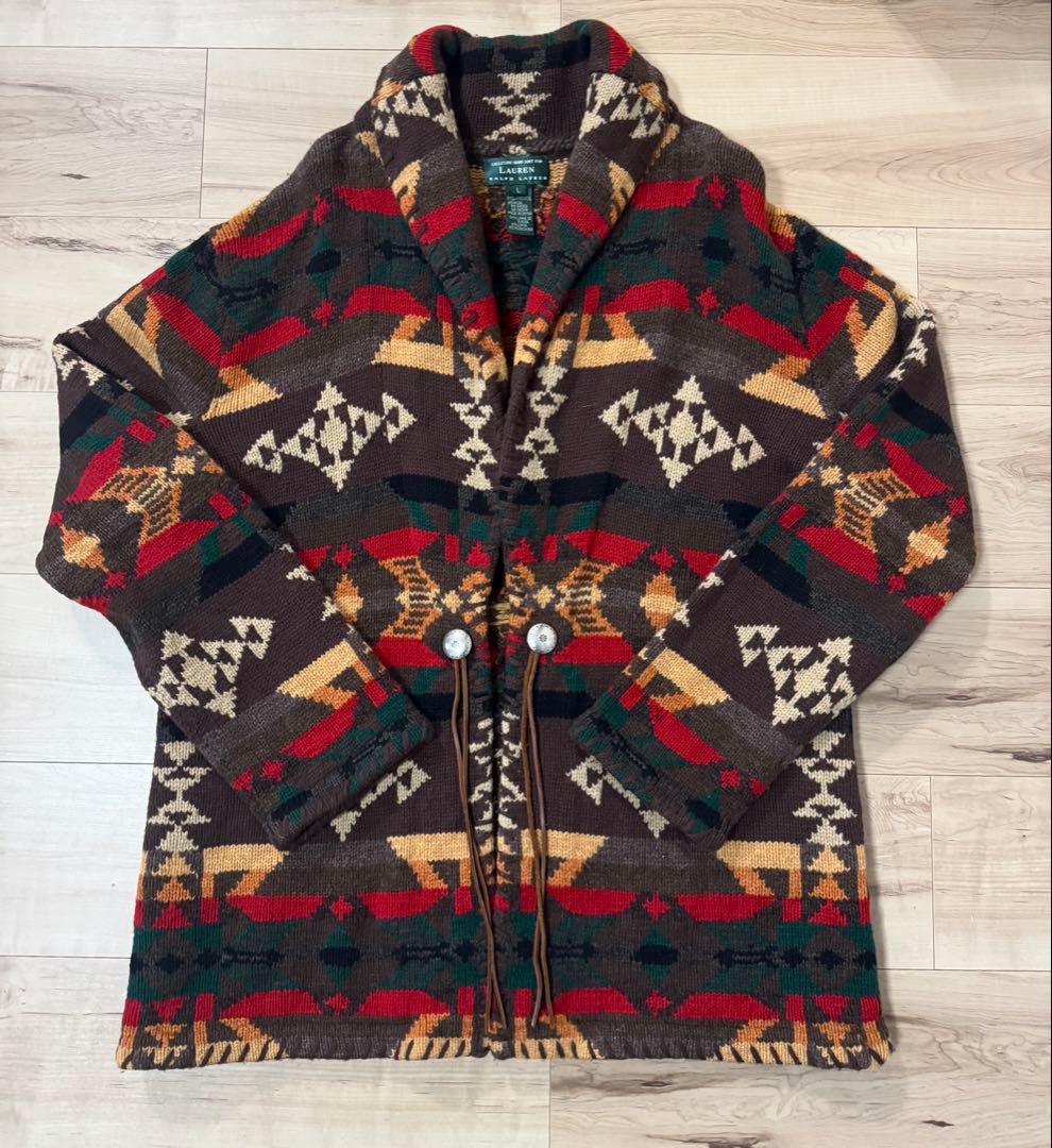 LaurenRalphLauren 90's ネイティブカーディガン