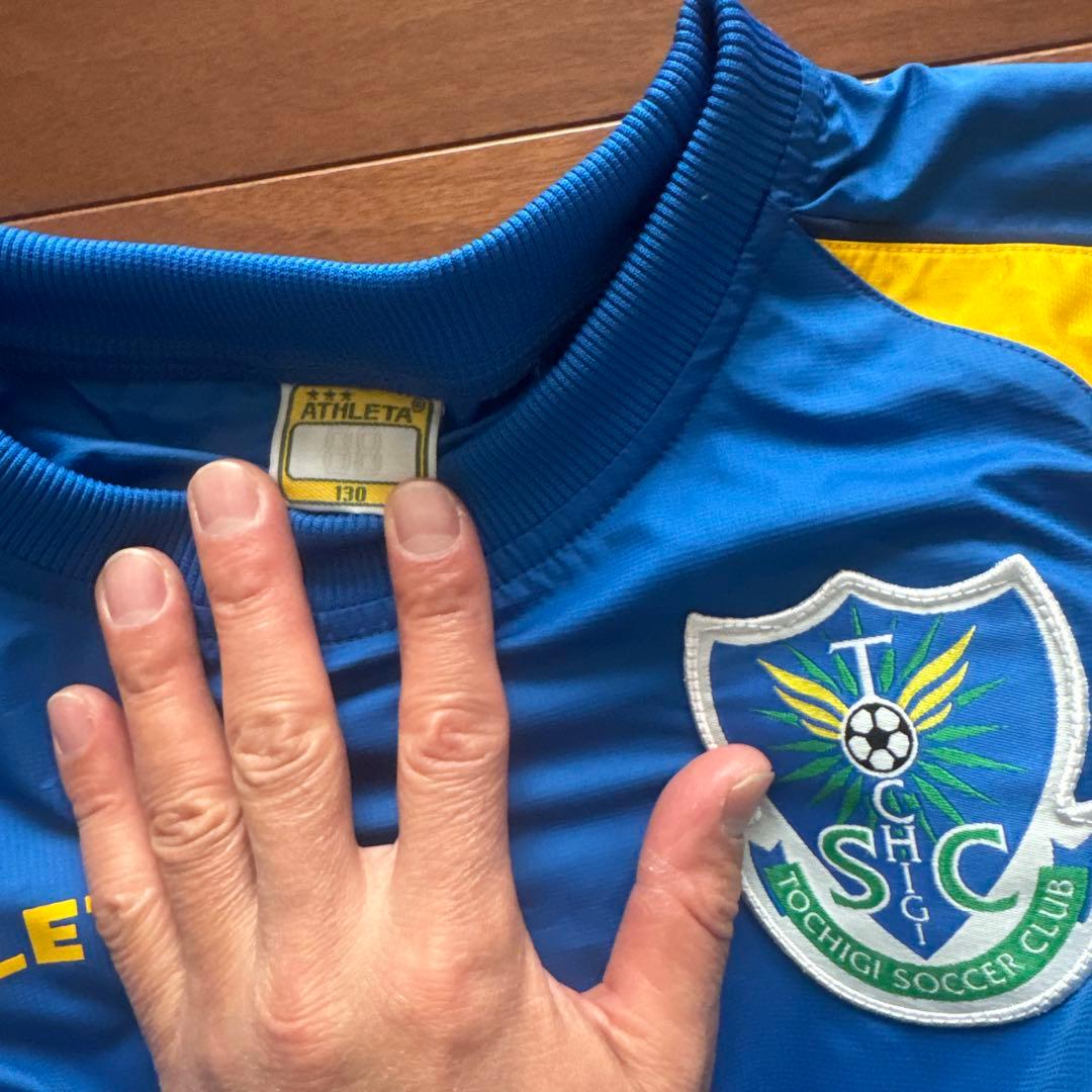 ATHLETA 栃木SC ピステ 130サイズ 青/黄