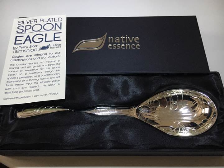 native essence 純銀 シルバー スプーン カナダ ギフトにも