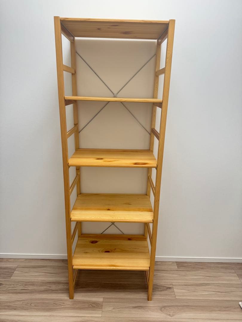 無印良品　パイン材ユニットシェルフ・５８ｃｍ幅・大