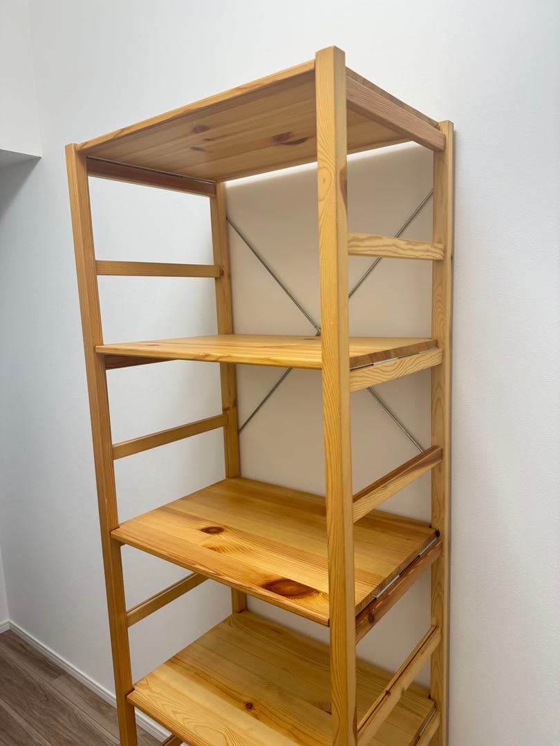 無印良品　パイン材ユニットシェルフ・５８ｃｍ幅・大