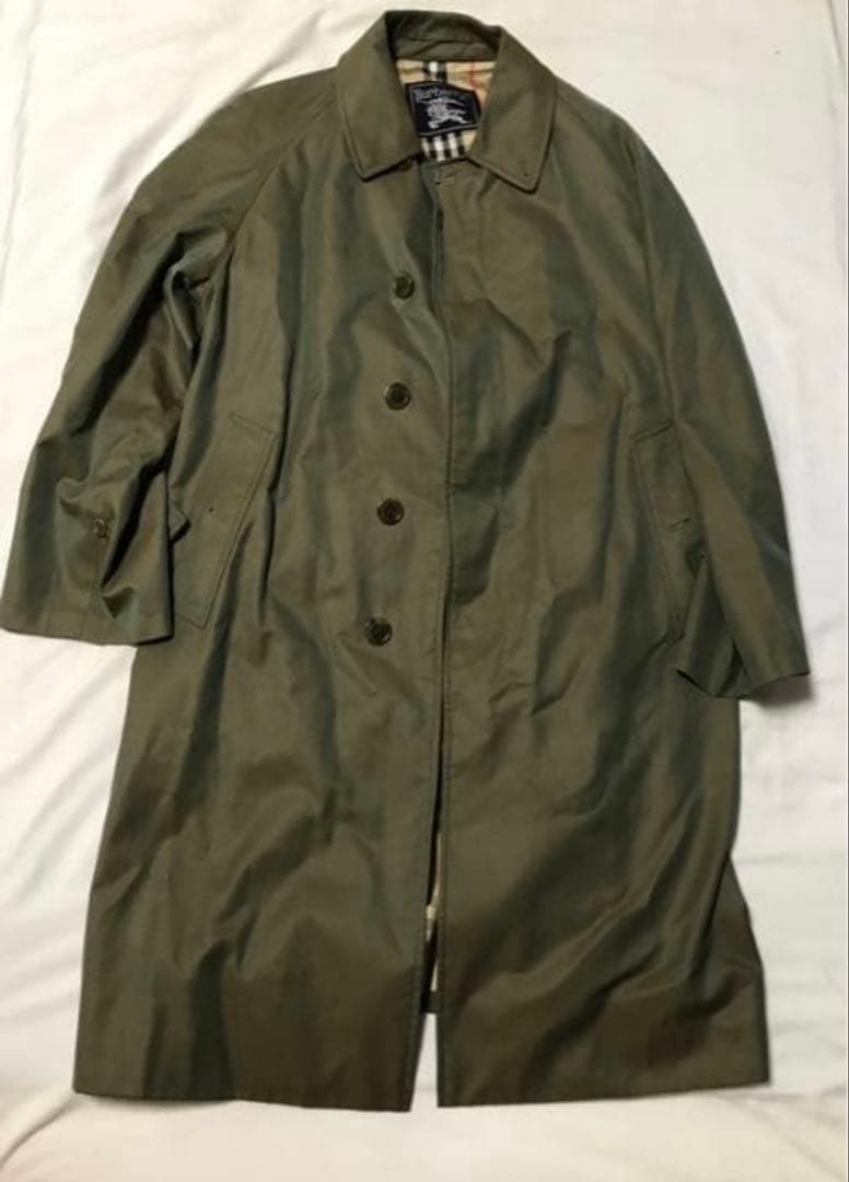 ヴィンテージ Burberrys トレンチコート オリーブ、グリーン、カーキ