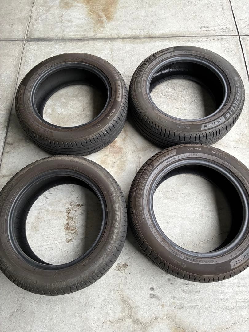 タイヤ４本 PRIMACY4 送料無料 195/60R16 24年製 ミゾ有