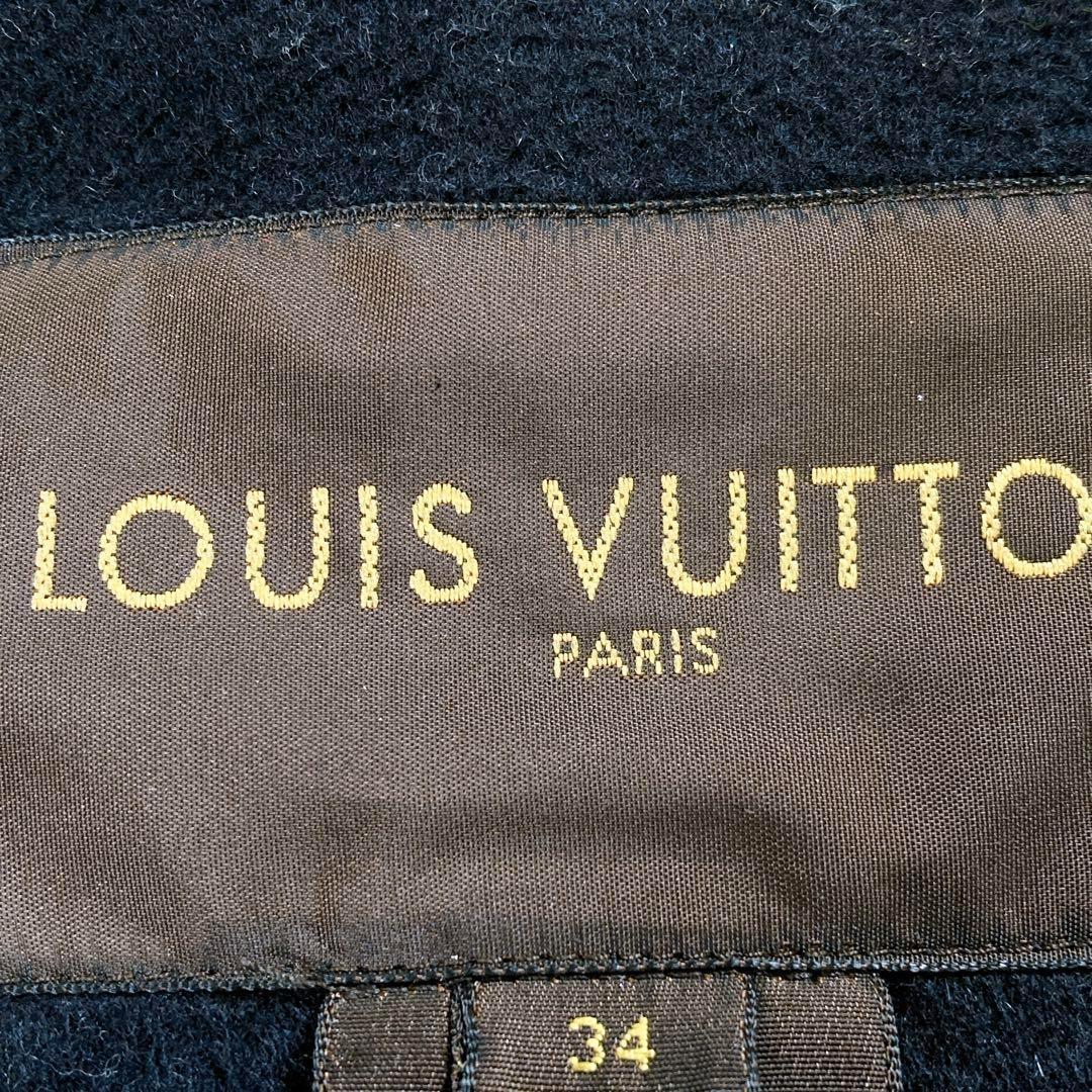 ルイヴィトン　ラムレザーコート　ジャケット　アンゴラ　カシゴラ　羊革　LV 34