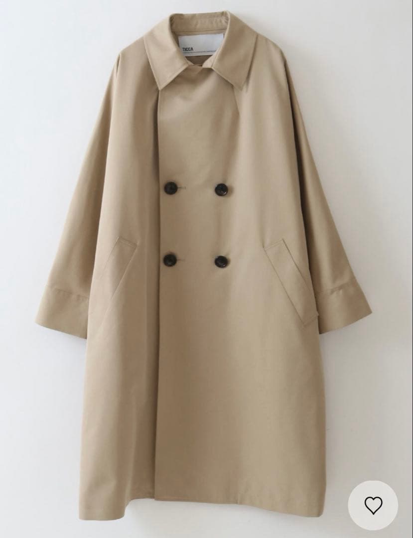 本日のみお値下 TICCA テントトレンチコート ベージュ