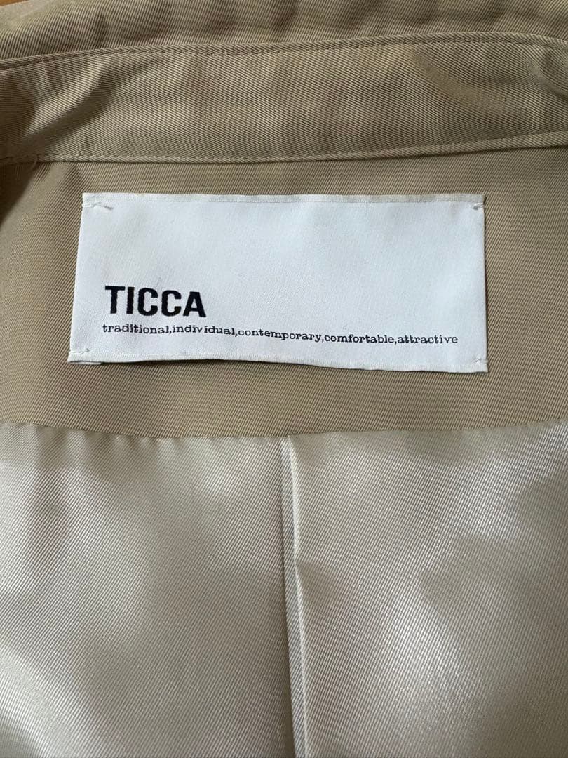 本日のみお値下 TICCA テントトレンチコート ベージュ