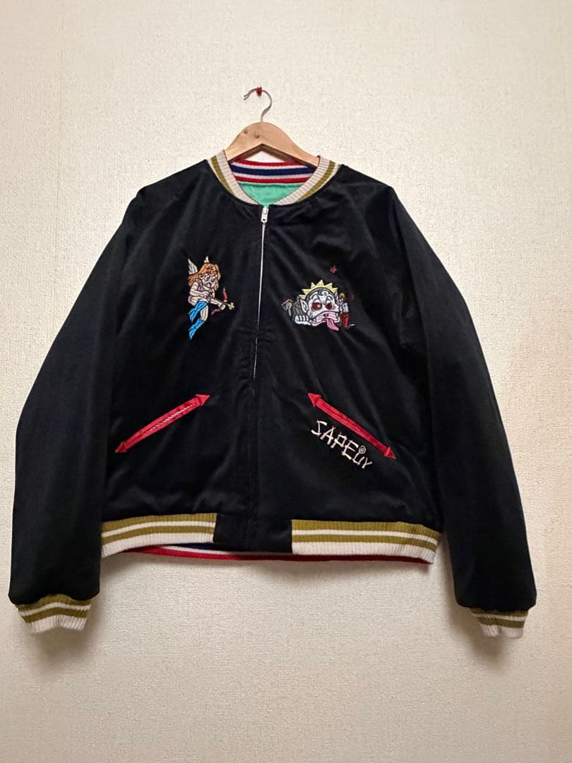 SAPEur ビックリマンスカジャン グリーン