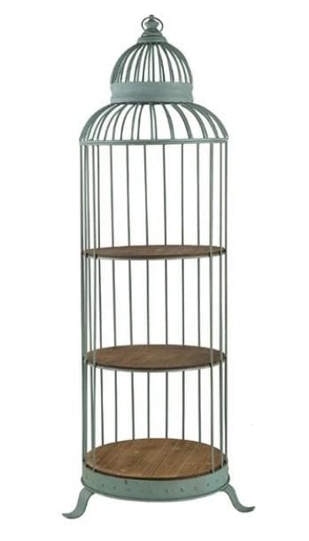 シェルフ 飾り棚 バードケージ アイアン シャビー ラック AN-47489