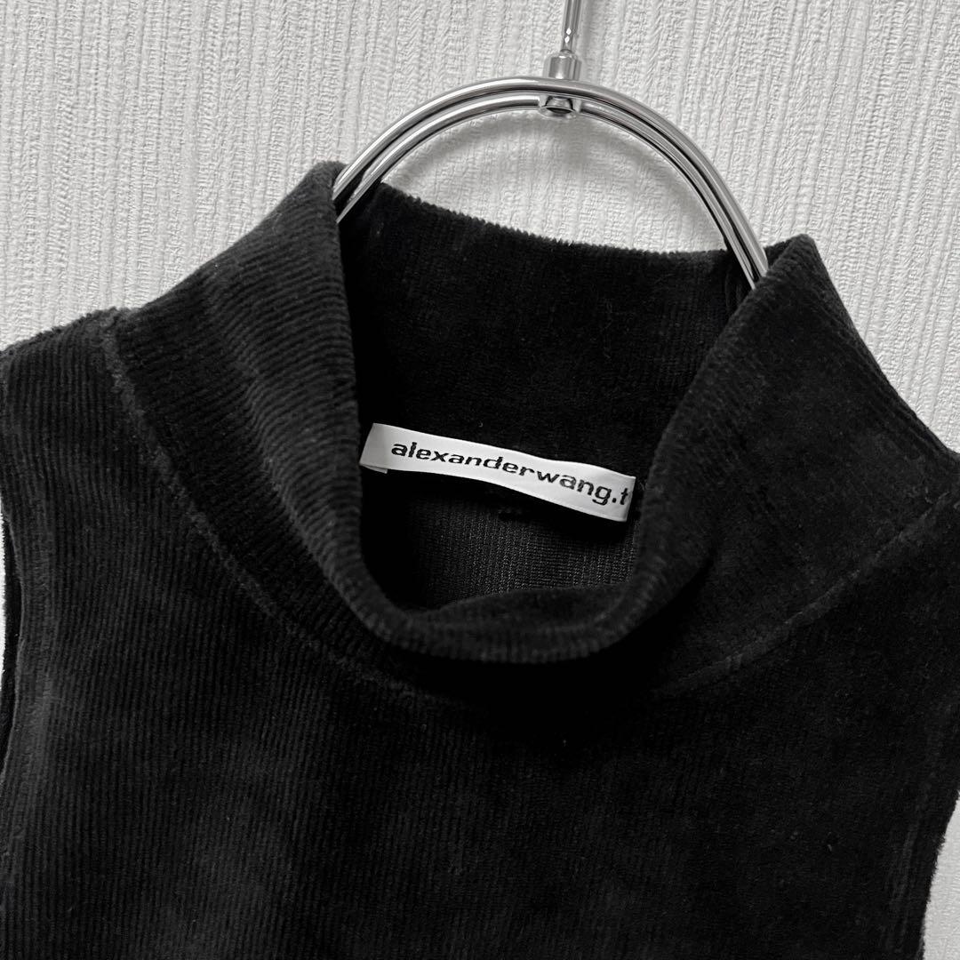 alexanderwang アレキサンダーワン ベロア クロップド タンクトップ