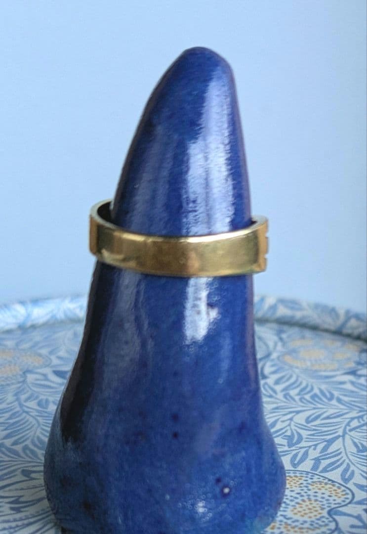 k18 pt900 デザイン リング １２号 4.1g