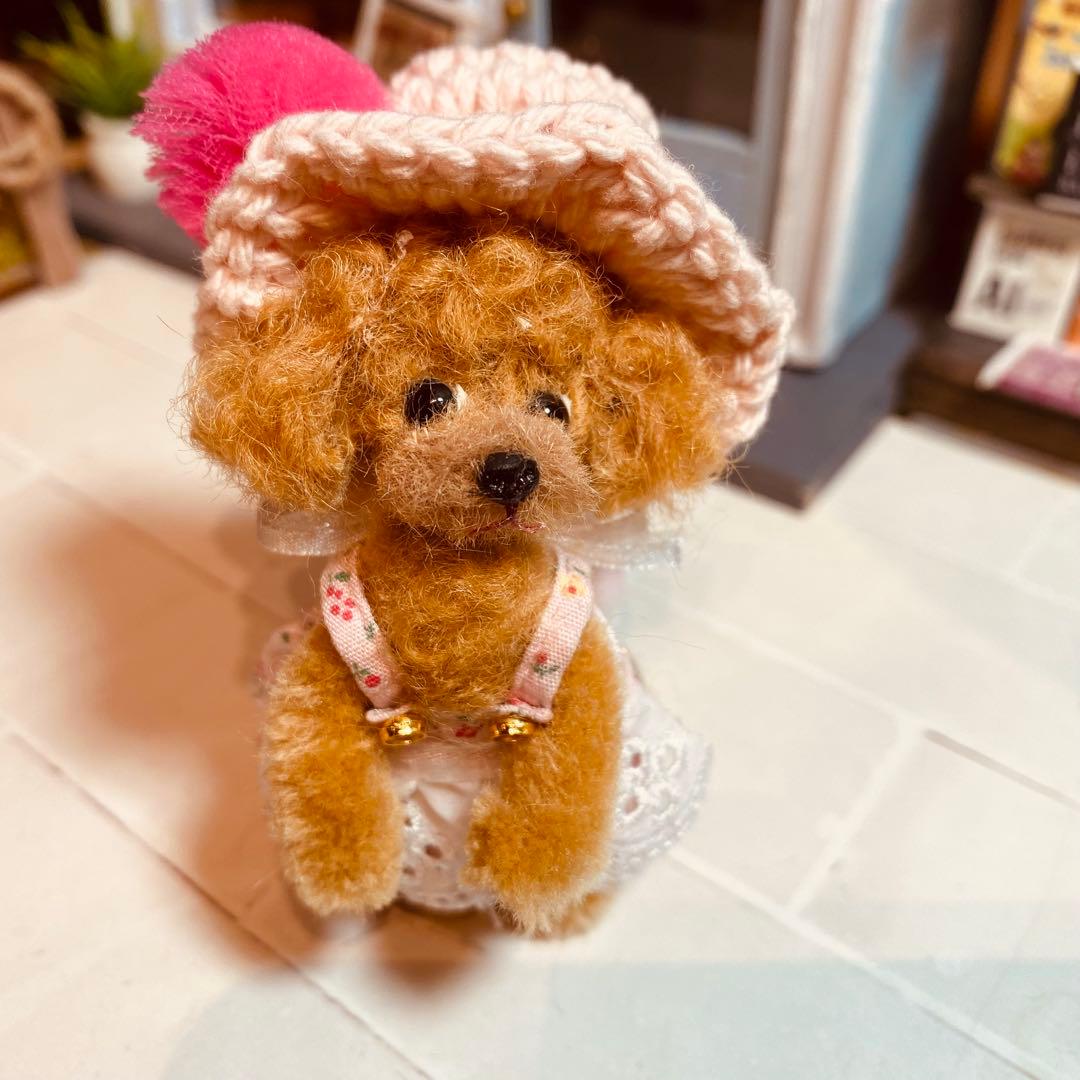 ミニチュア＊小さなトイプードル＊モールアート