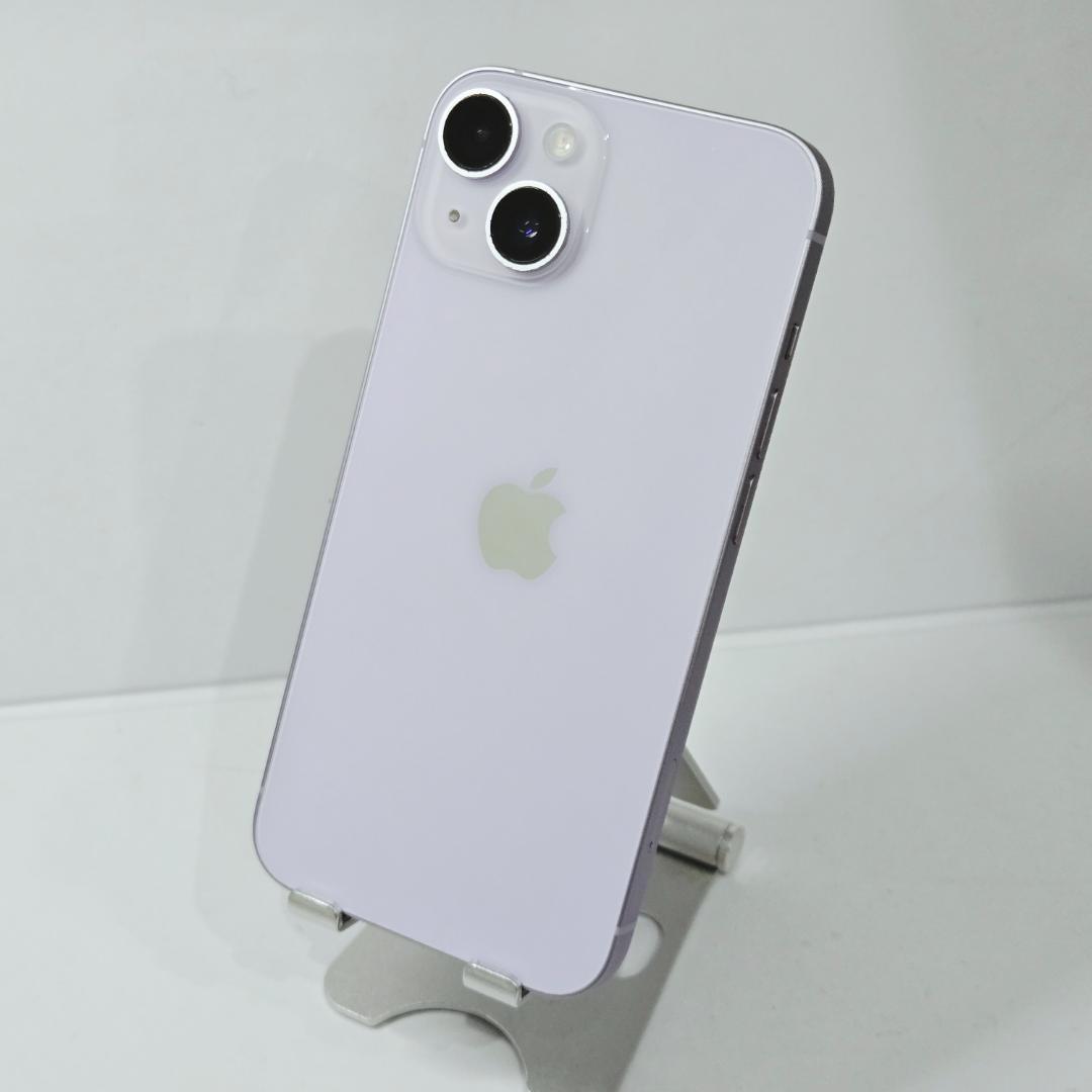 01 iPhone14 パープル SIMフリー 美品