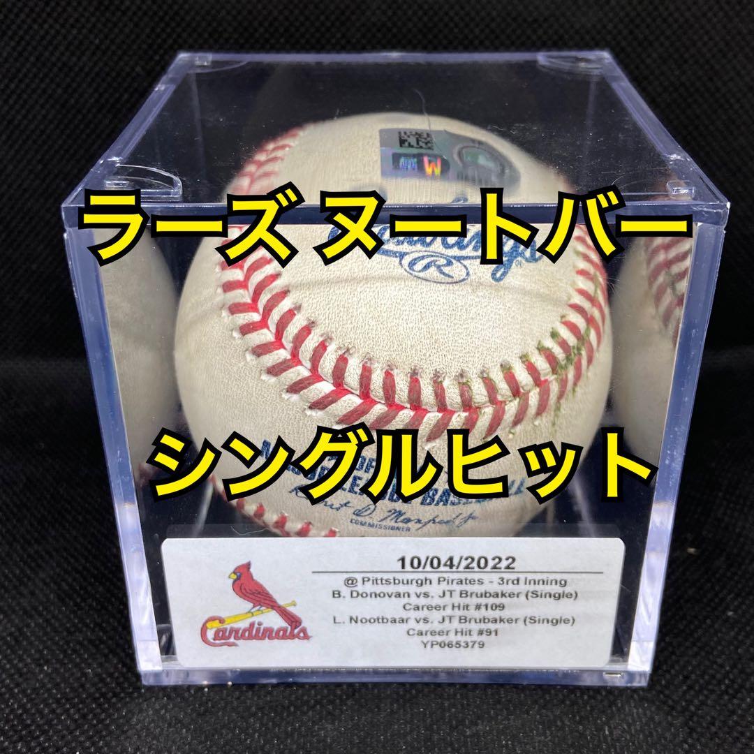 カージナルス ヌートバー 2022年実使用 vsパイレーツ シングルヒット