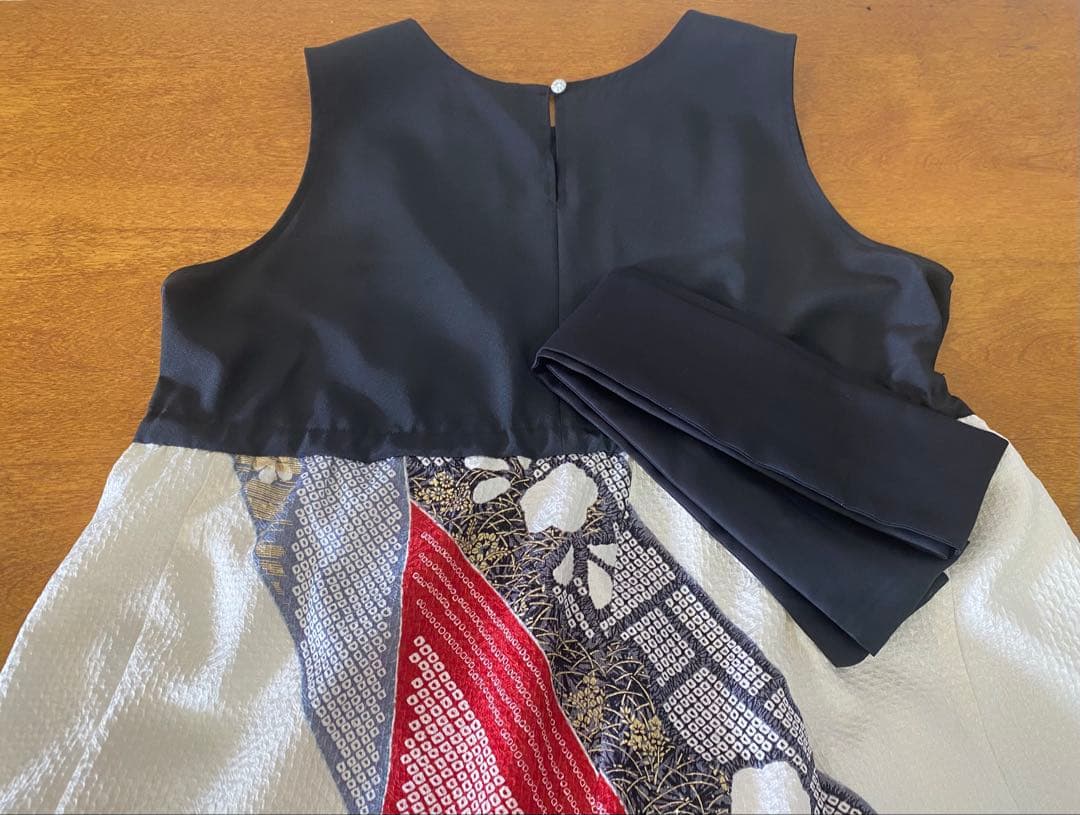 3281 着物　リメイク　ドレス　ワンピース