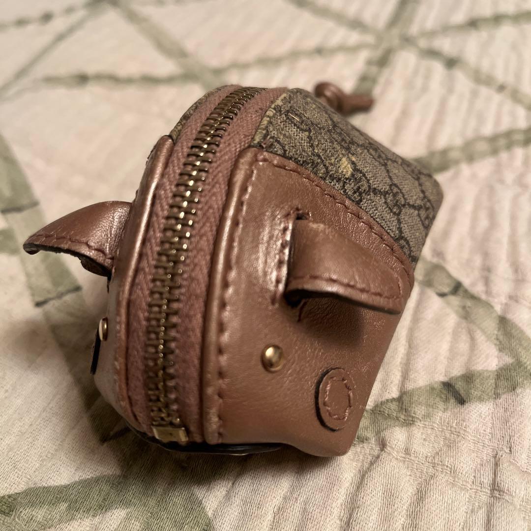 GUCCI グッチ　GG柄 豚　ブタ　ピッグ　ケース　ミニポーチ