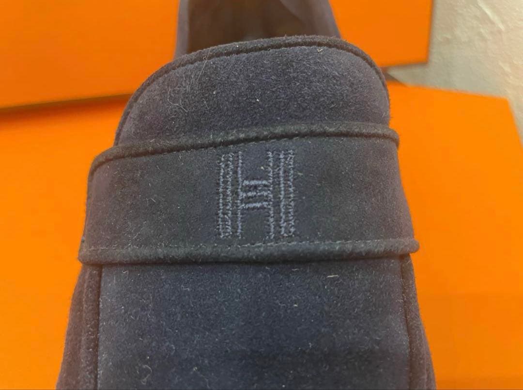 HERMES エルメス エスパ ドリーユHマーク ローファー最終お値引き