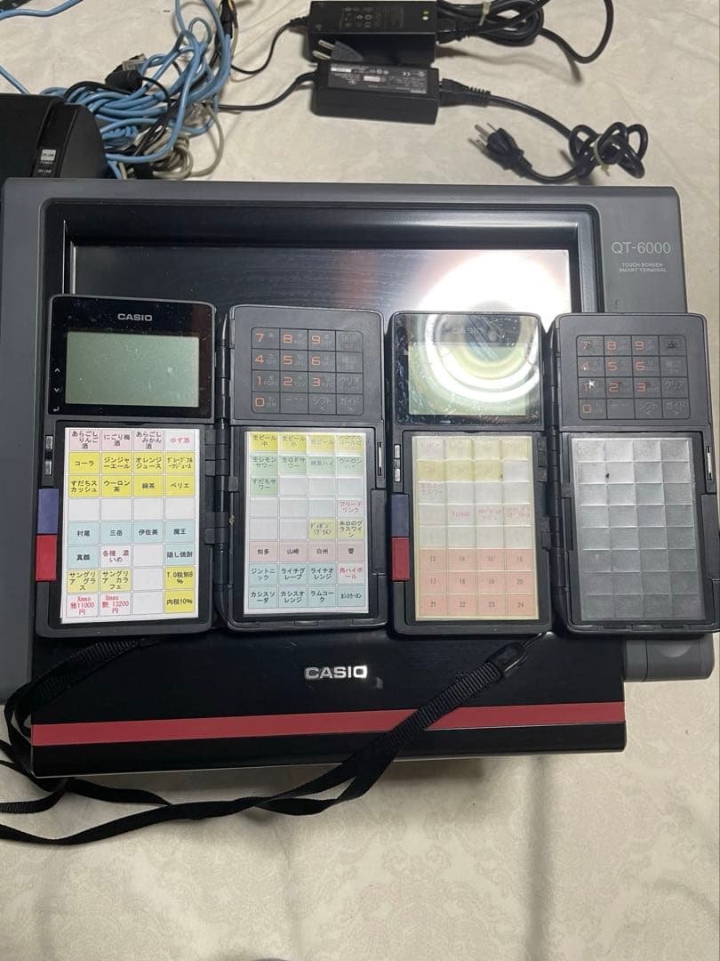 カシオ　CASIO QT-6000 POSシステムセット　ハンディー2台