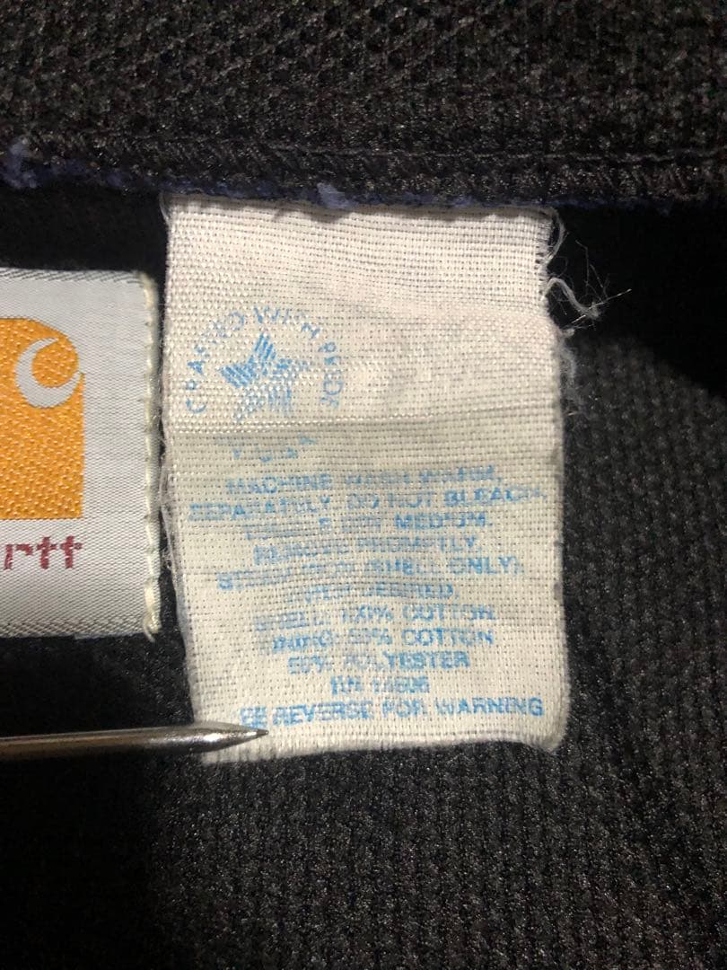 ぼぶま 星タグ 90’s USA製 Carhartt アクティブジャケット