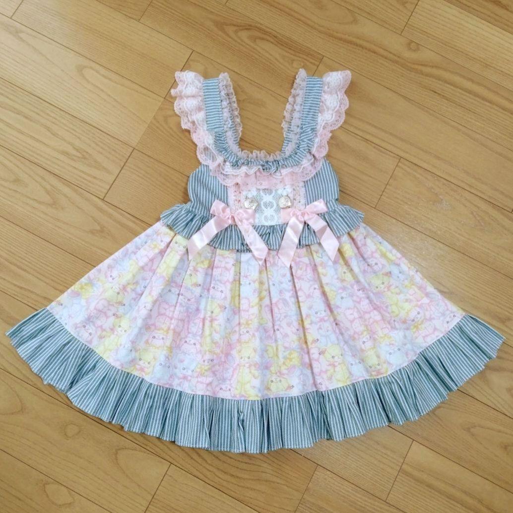 【未使用含む】ハンドメイド URAH様ワンピース＆パンツ＆ヘッドドレス6点セット