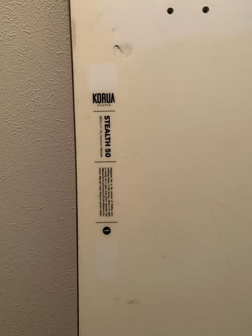 m*a様 KORUA STEALTH 50 スノーボード