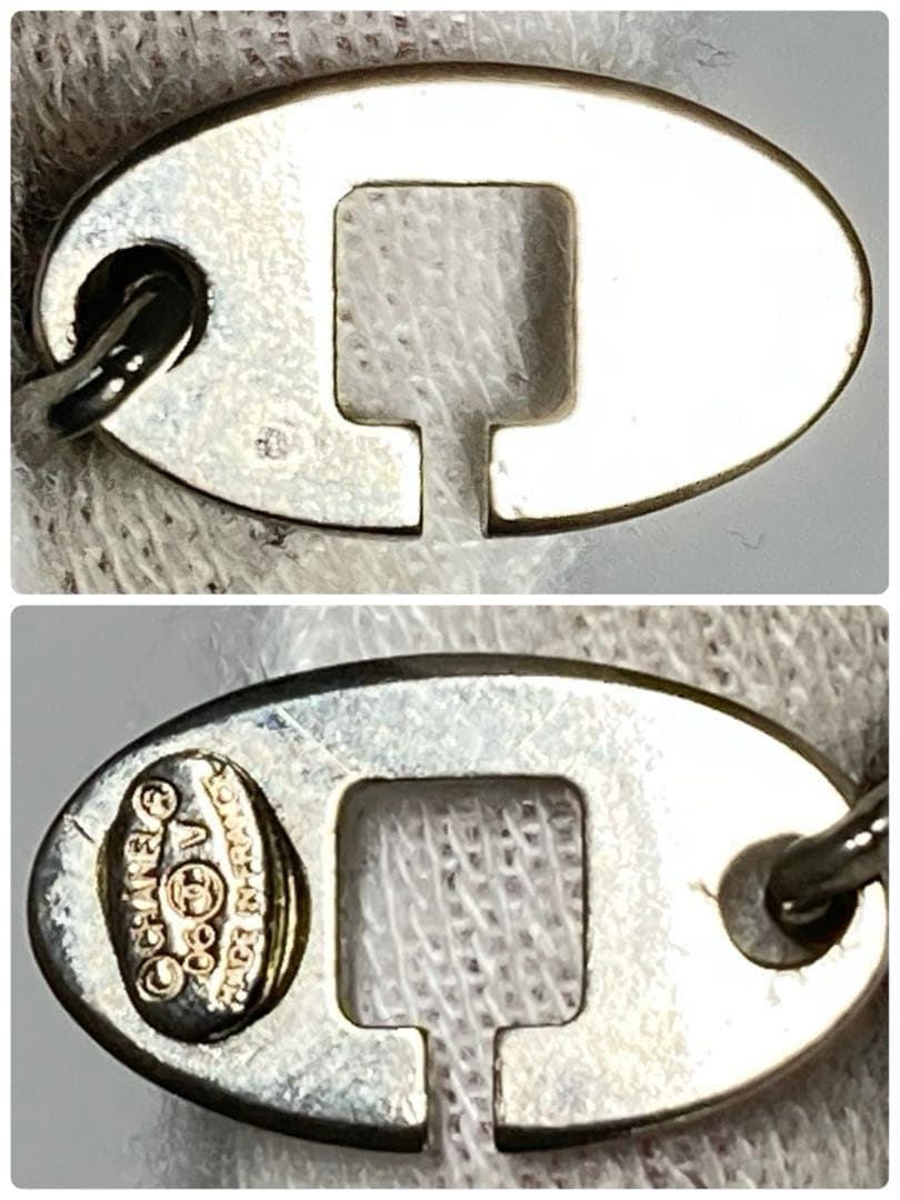 CHANEL シャネル　ロゴプレート　キーホルダー　チャーム