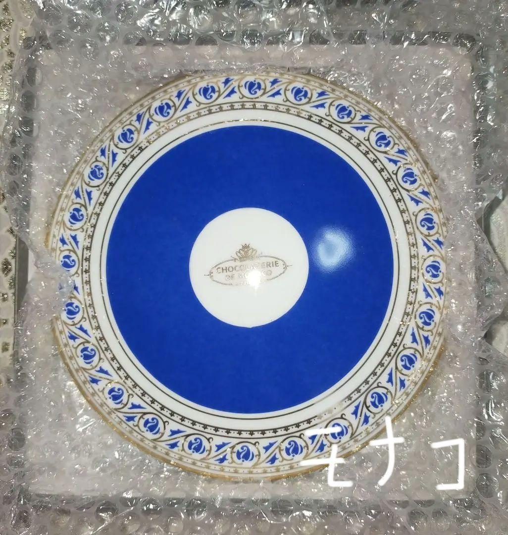 モナコ公国　王室　陶磁器　容器　器　 金彩　Blue　レア　　　Monaco